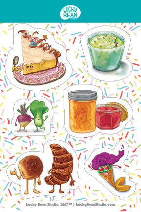 Foodie Friends Sticker Sheets