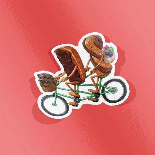 A Sweet Roll Sticker