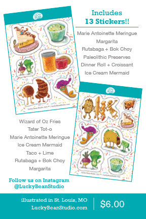 Foodie Friends Sticker Sheets